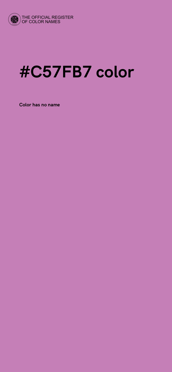#C57FB7 color image