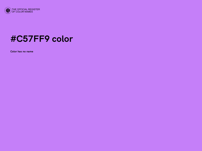 #C57FF9 color image