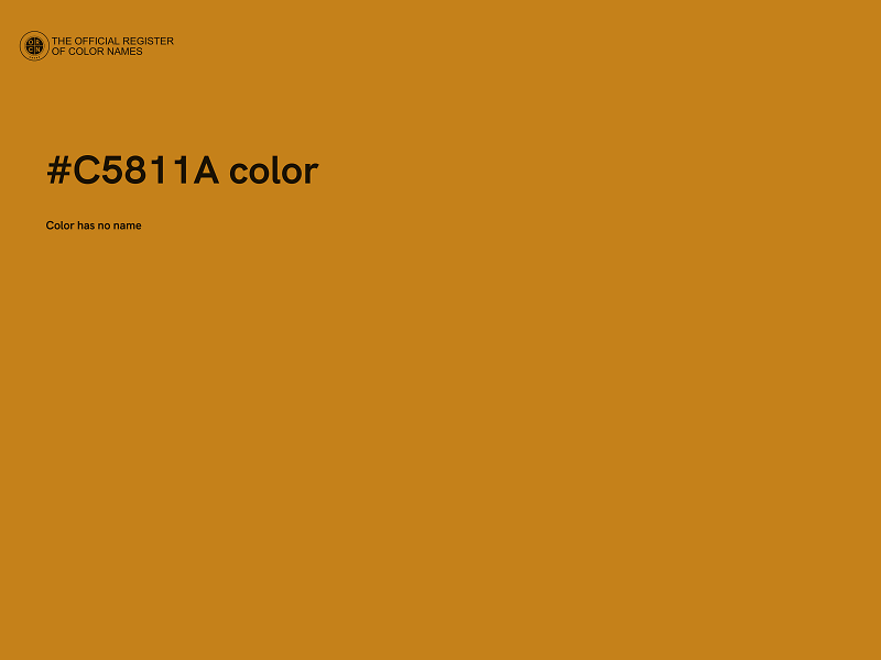 #C5811A color image