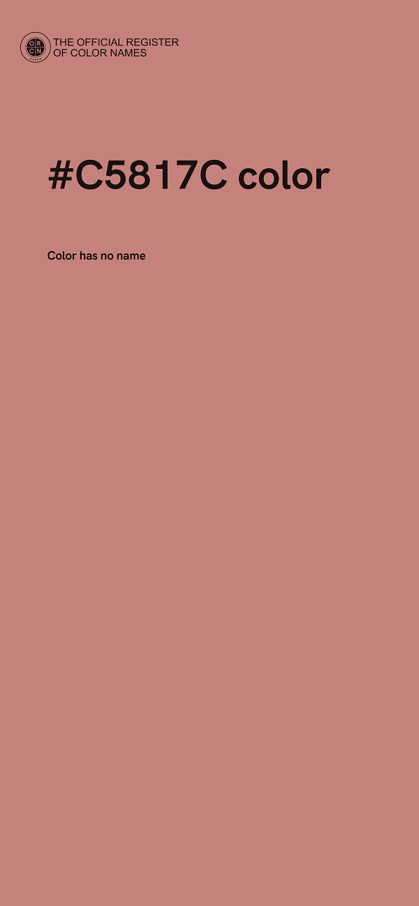 #C5817C color image