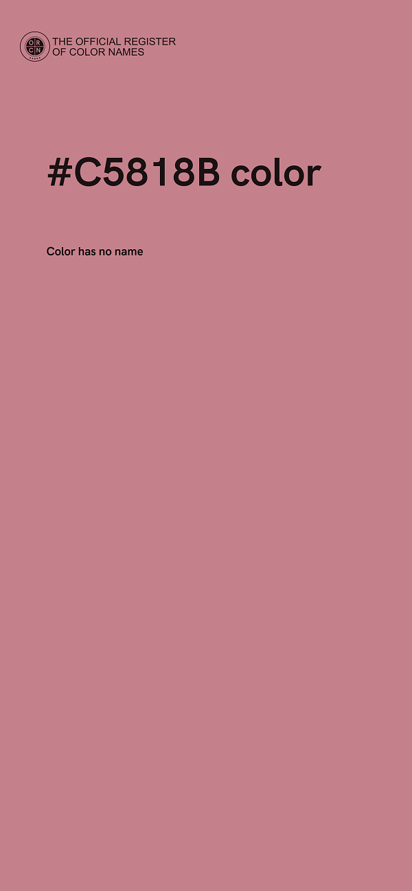 #C5818B color image