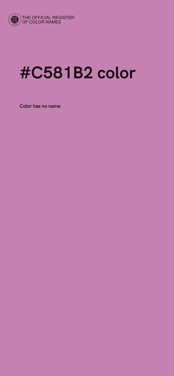 #C581B2 color image