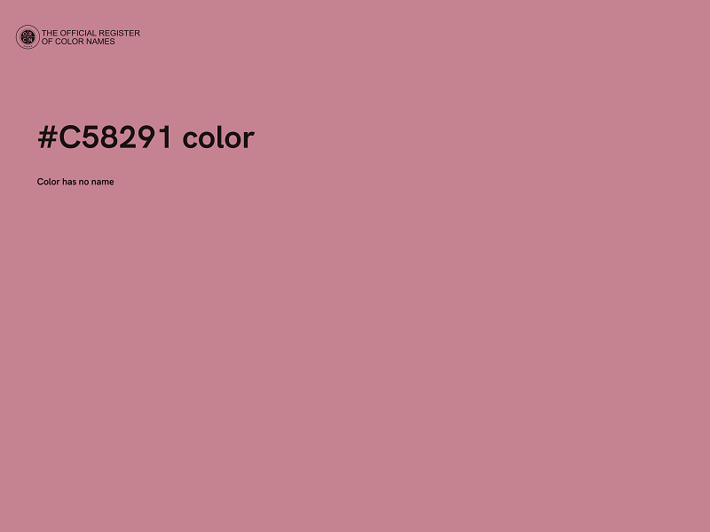 #C58291 color image