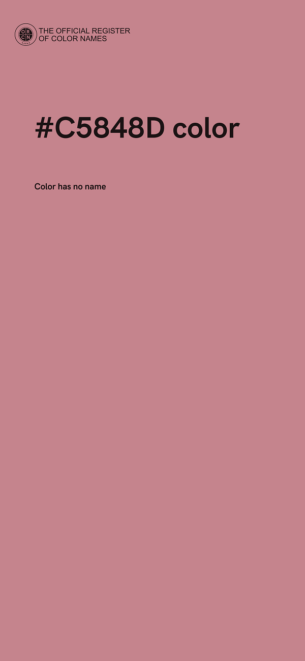 #C5848D color image