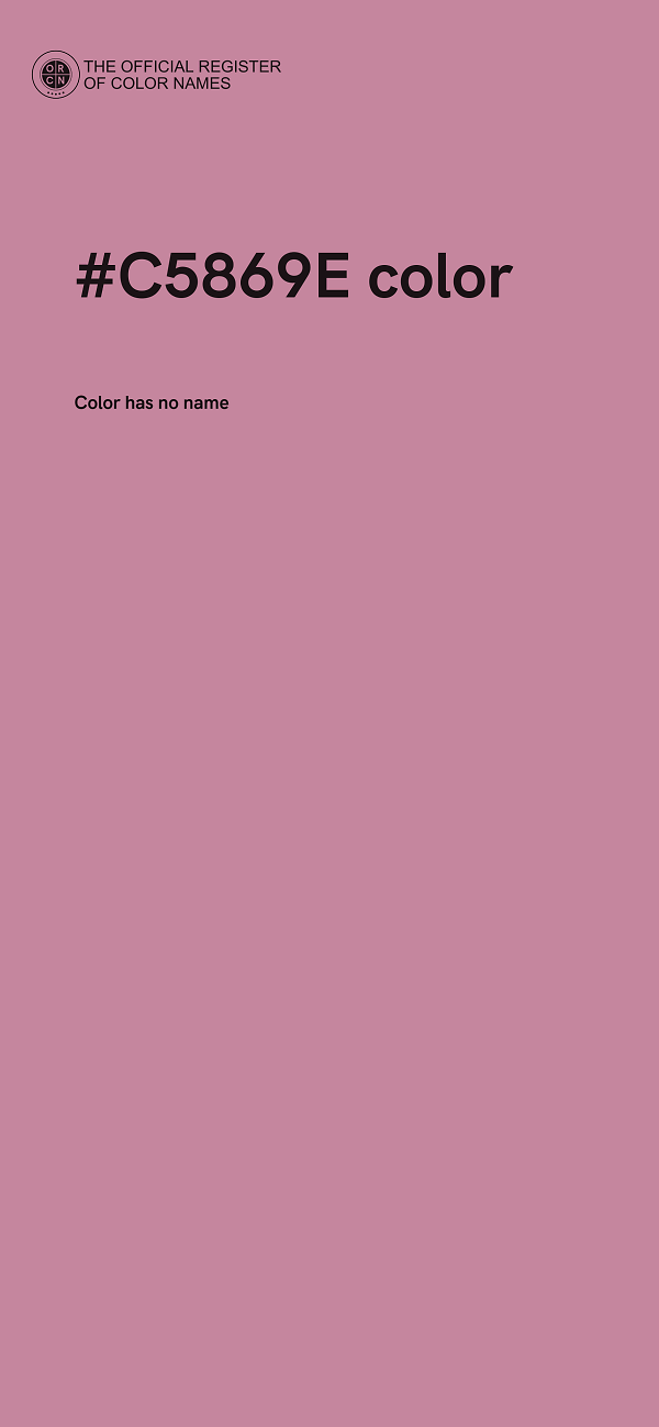 #C5869E color image