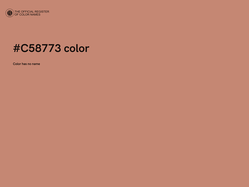 #C58773 color image