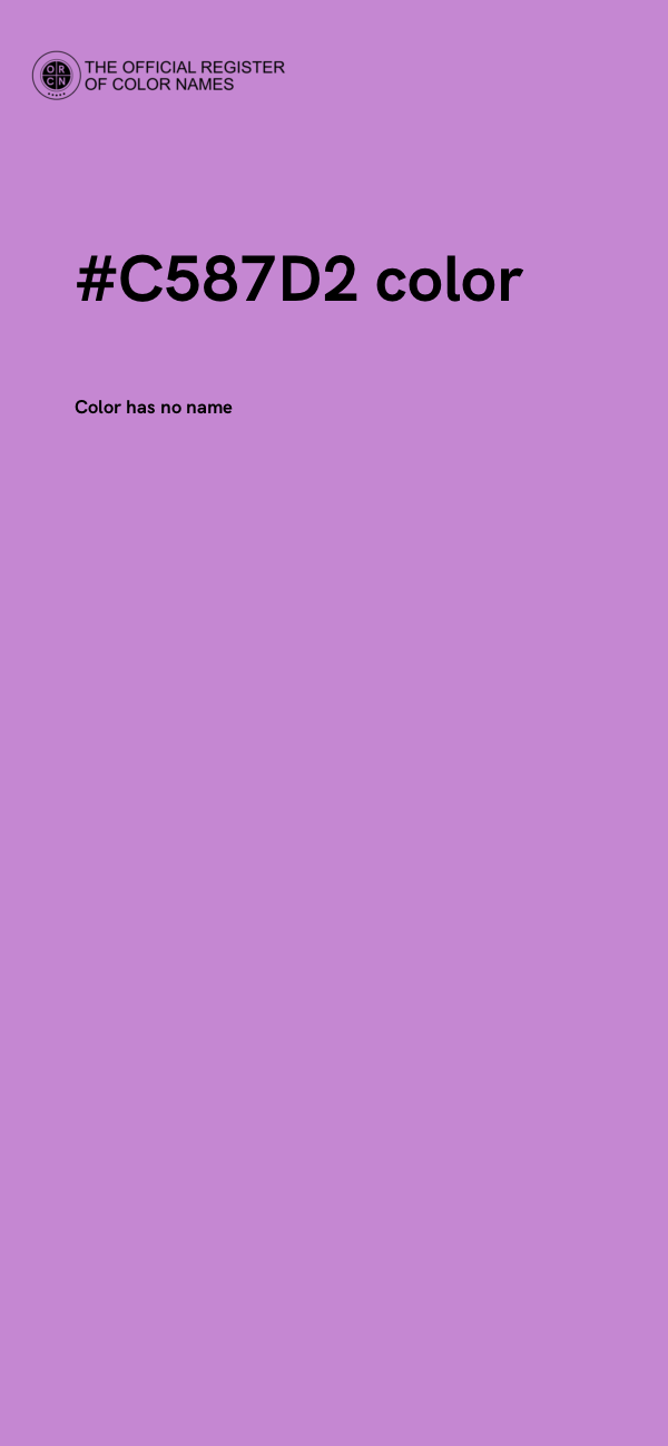 #C587D2 color image