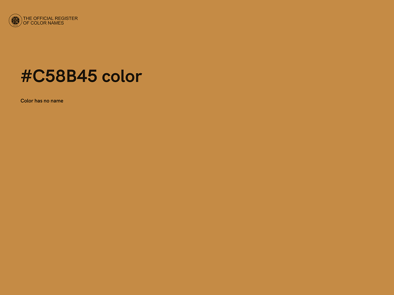 #C58B45 color image