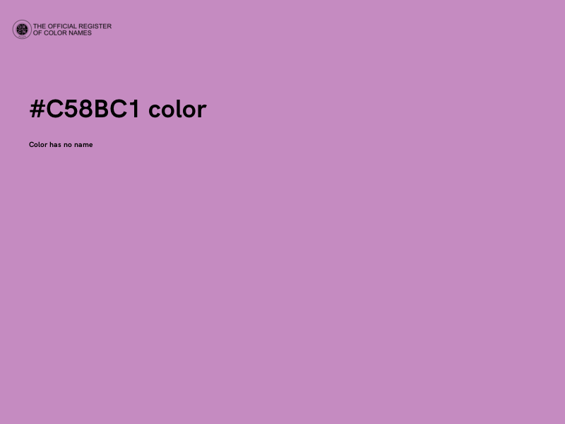 #C58BC1 color image