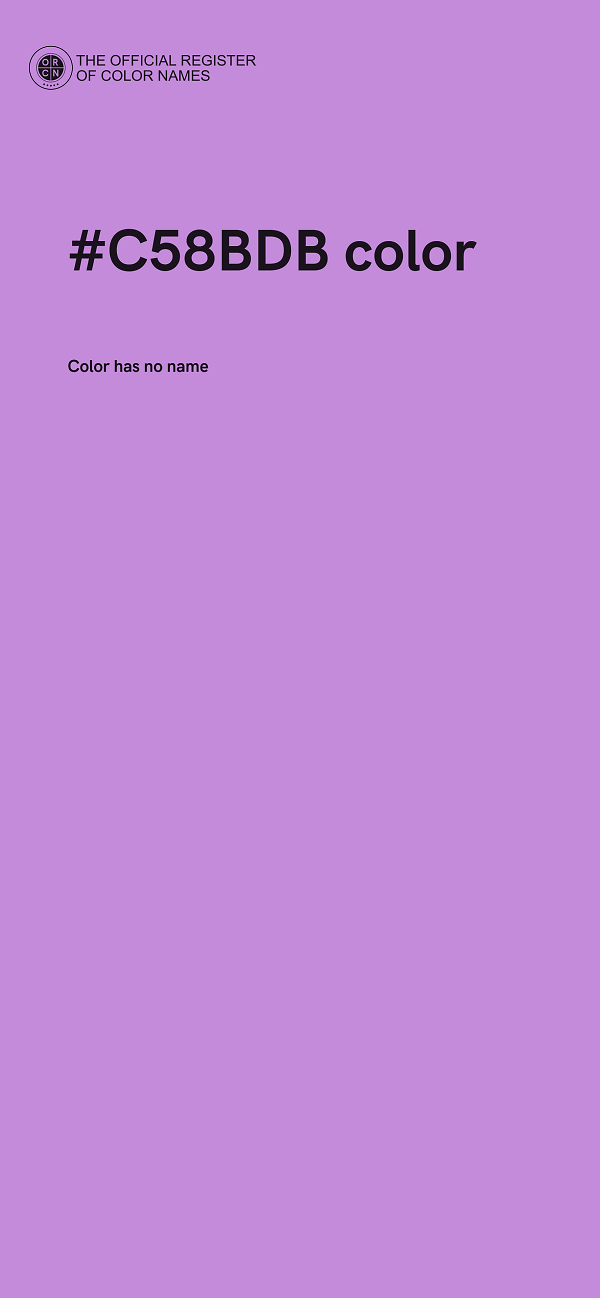 #C58BDB color image