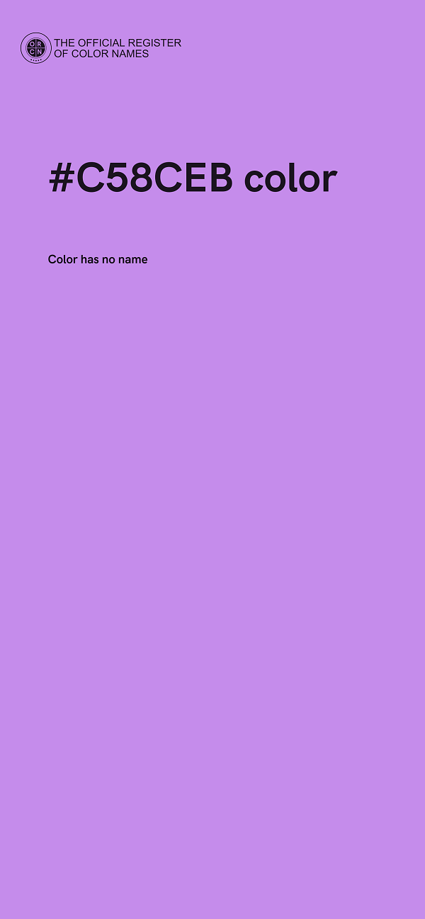 #C58CEB color image
