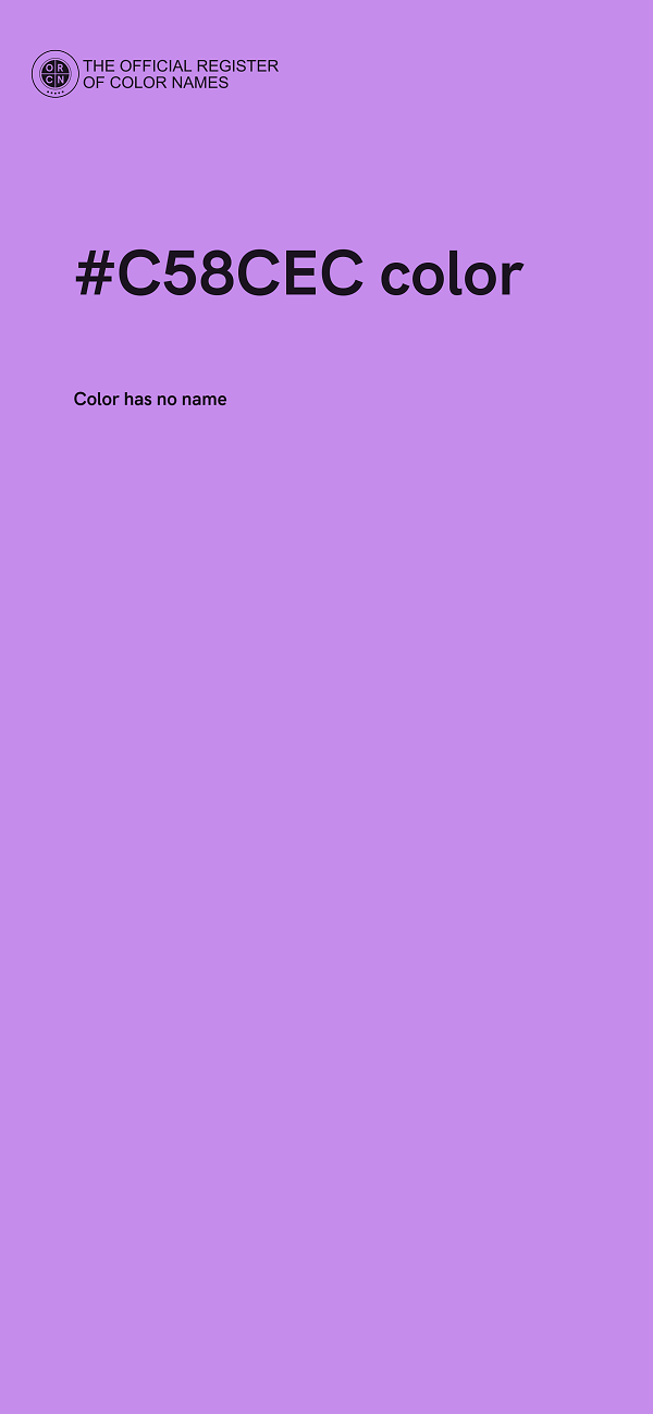 #C58CEC color image
