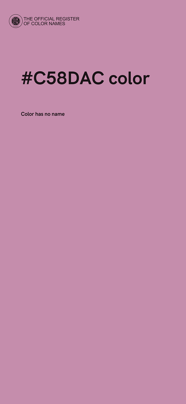 #C58DAC color image