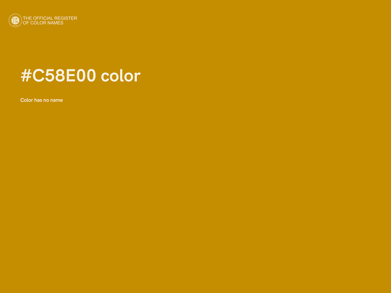 #C58E00 color image