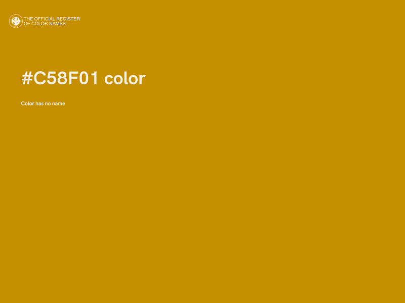 #C58F01 color image