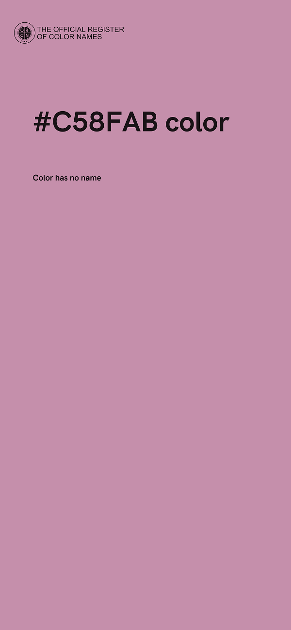 #C58FAB color image