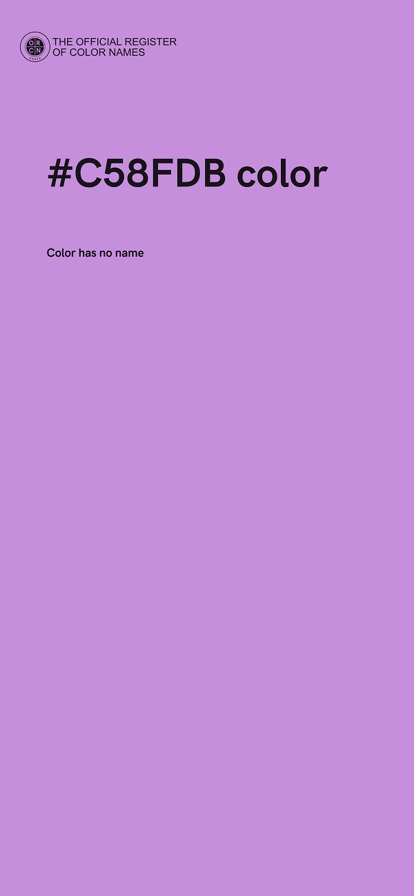 #C58FDB color image