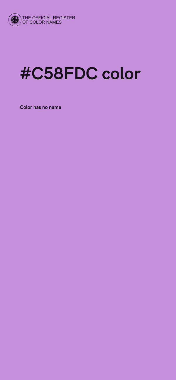 #C58FDC color image