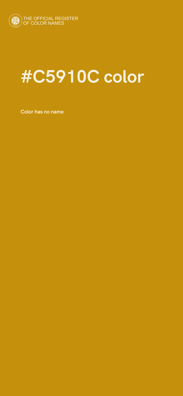 #C5910C color image