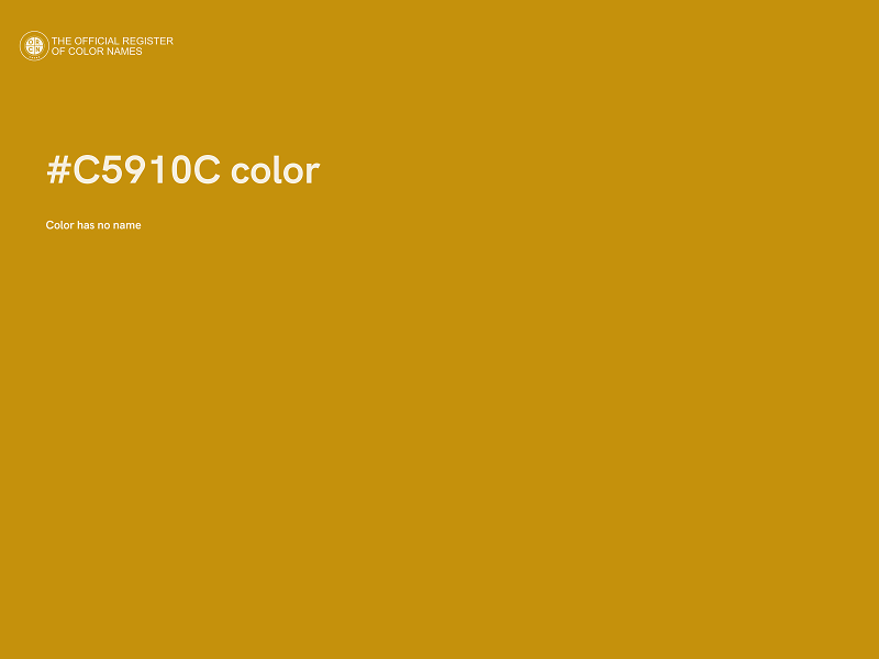 #C5910C color image