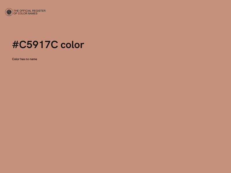 #C5917C color image