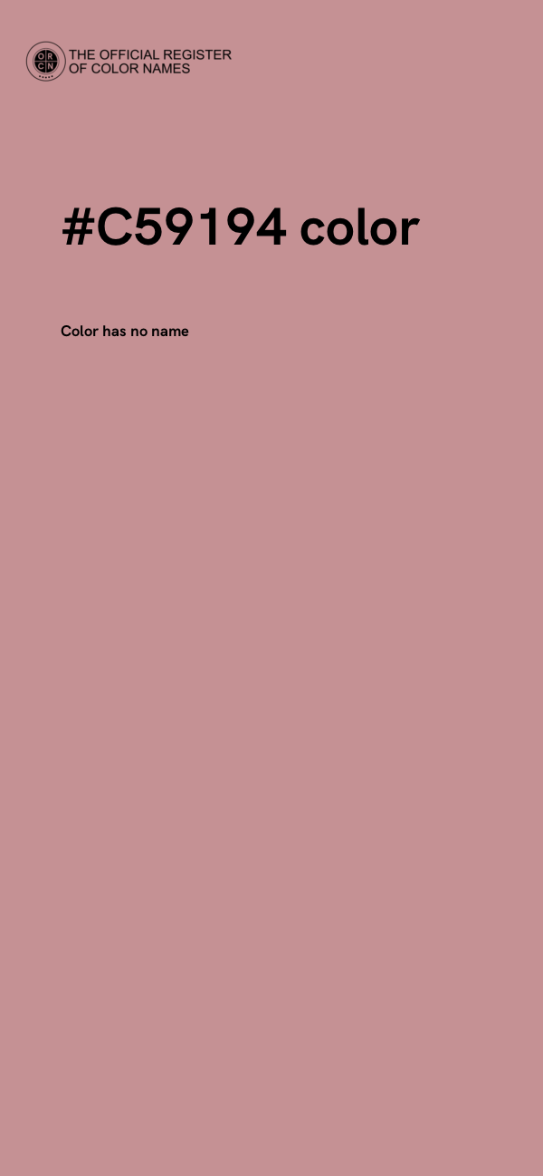 #C59194 color image