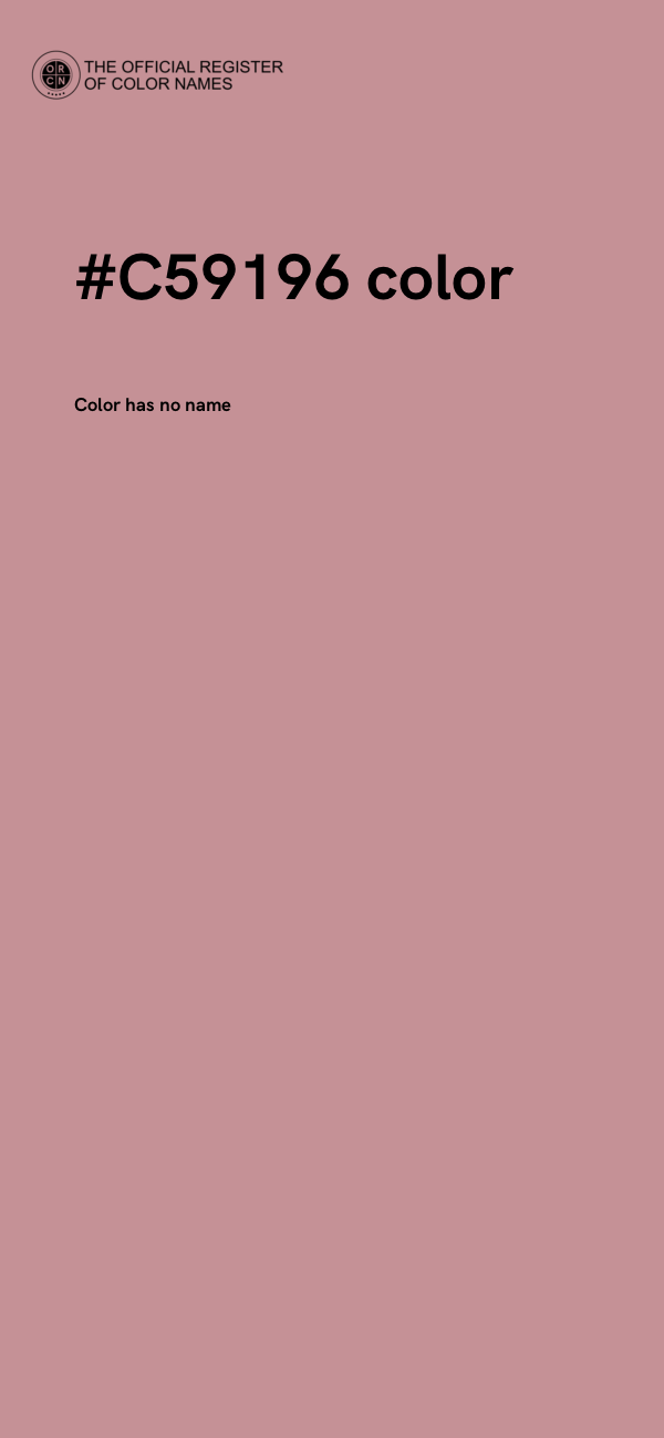 #C59196 color image