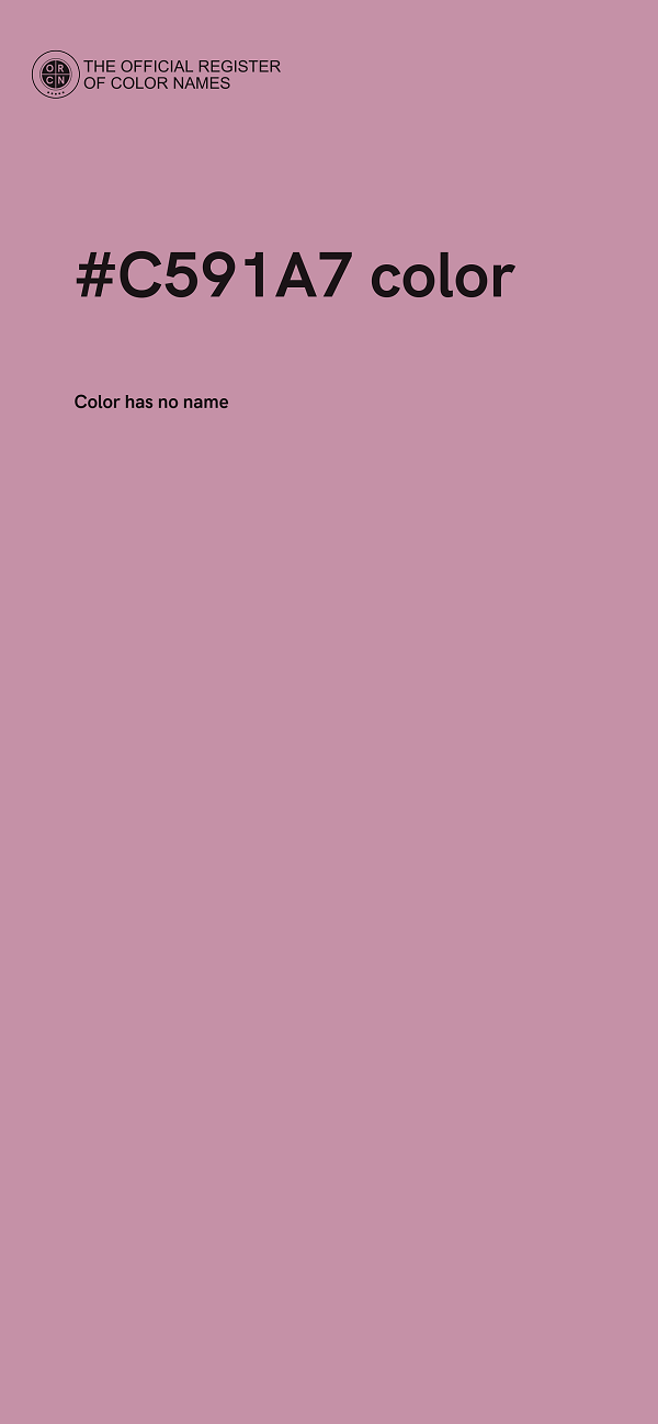 #C591A7 color image