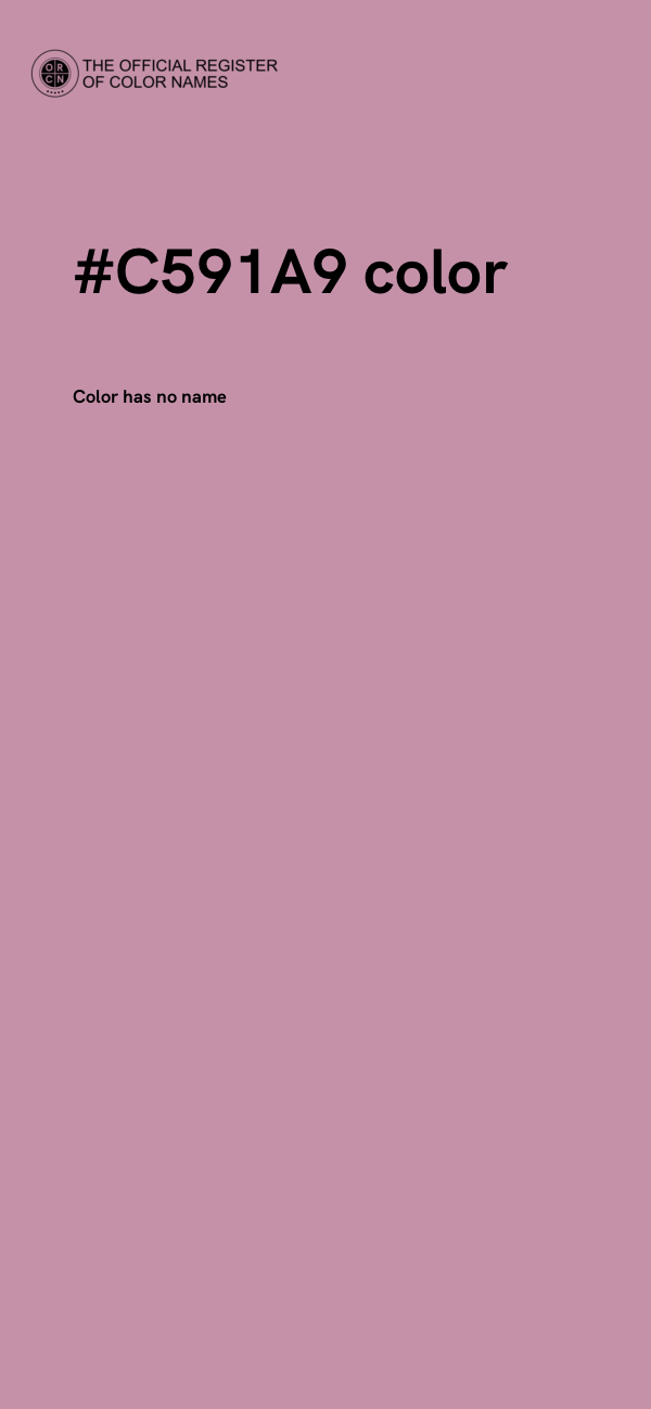 #C591A9 color image
