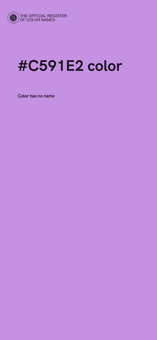 #C591E2 color image