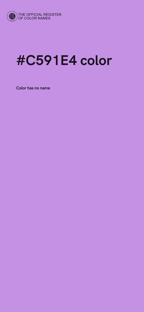 #C591E4 color image
