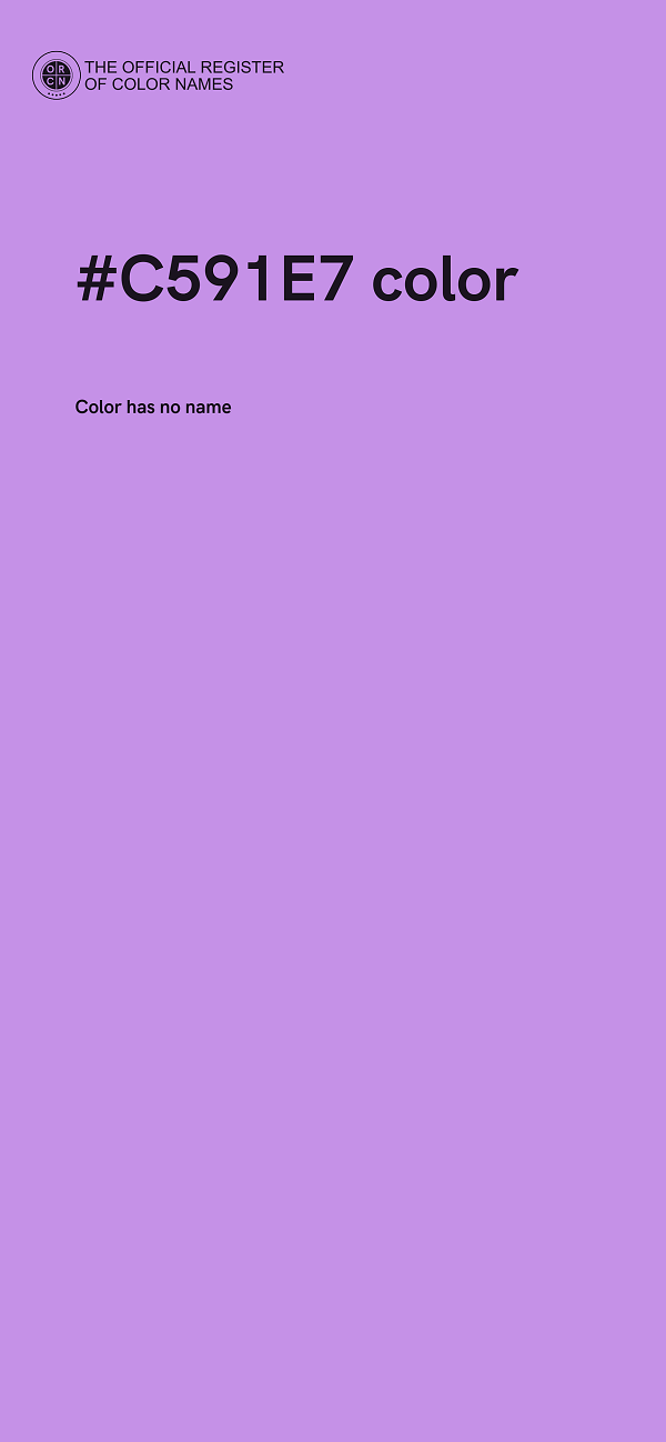 #C591E7 color image