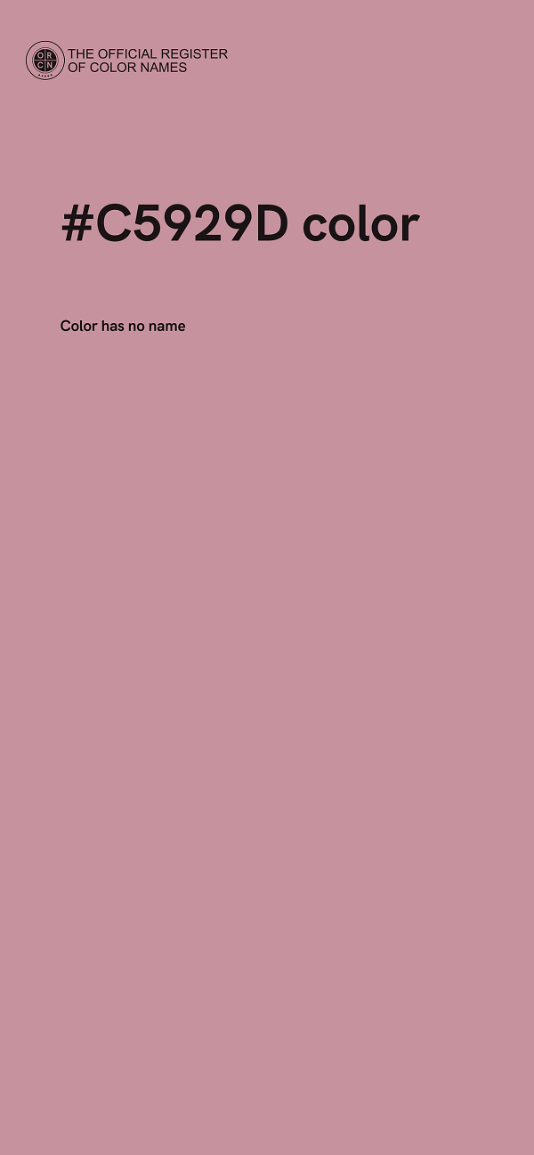 #C5929D color image
