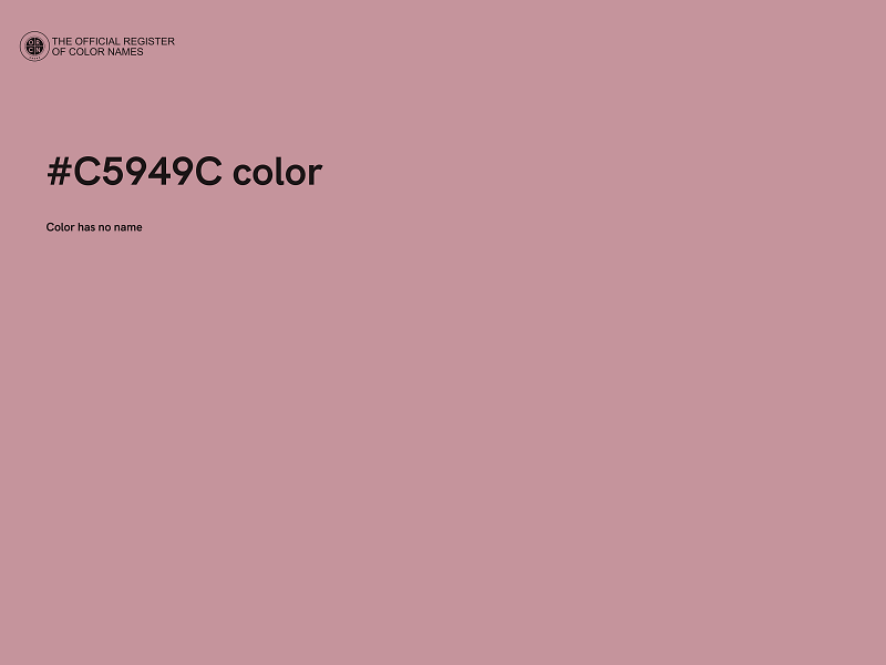 #C5949C color image