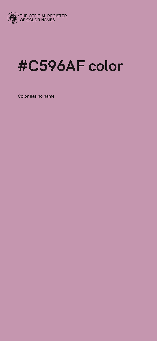 #C596AF color image