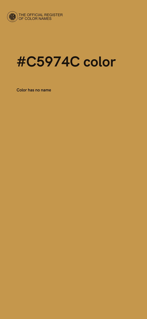 #C5974C color image