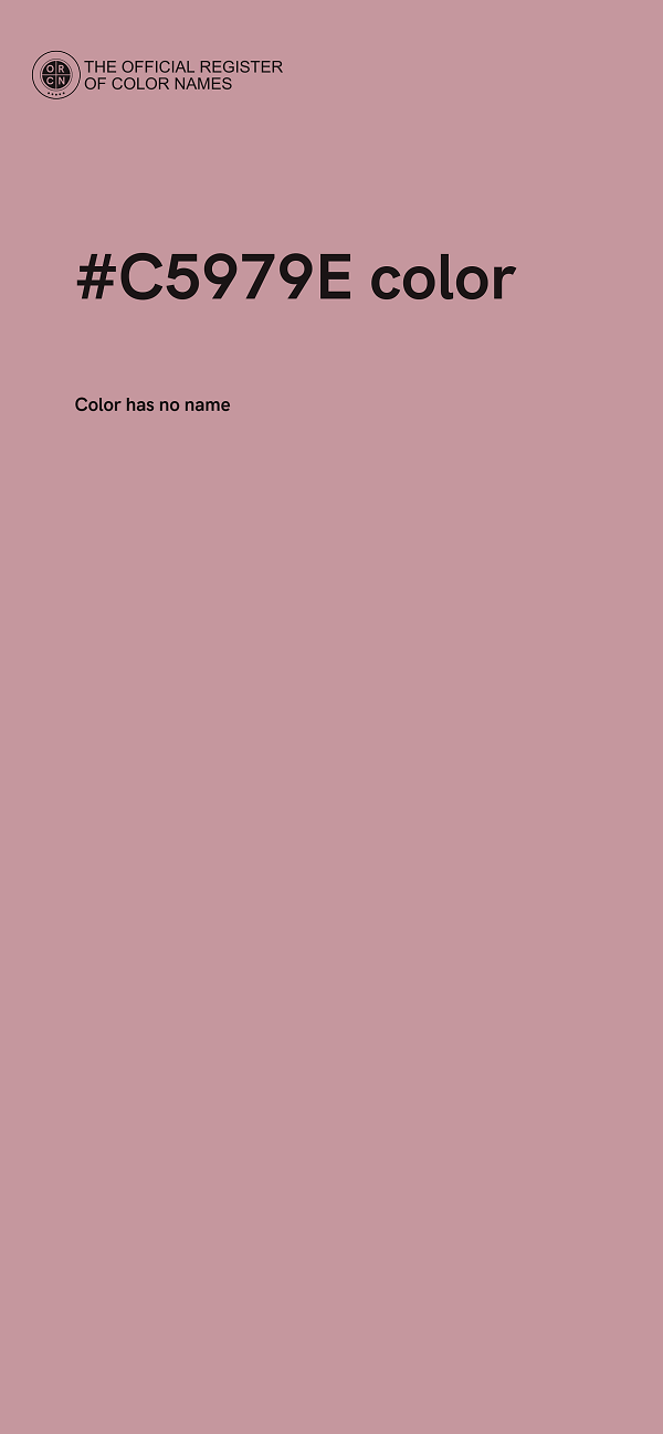 #C5979E color image