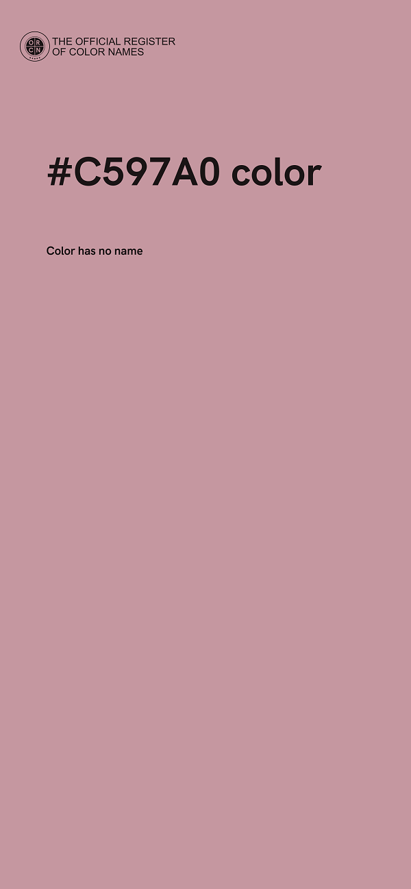 #C597A0 color image