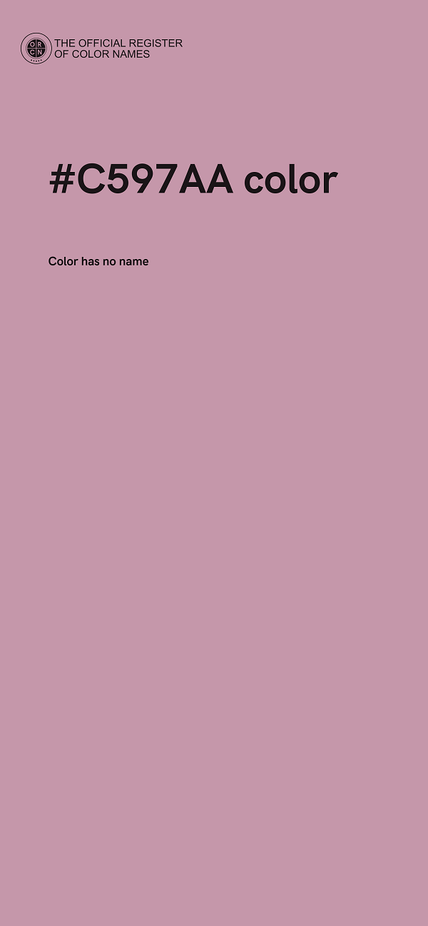 #C597AA color image