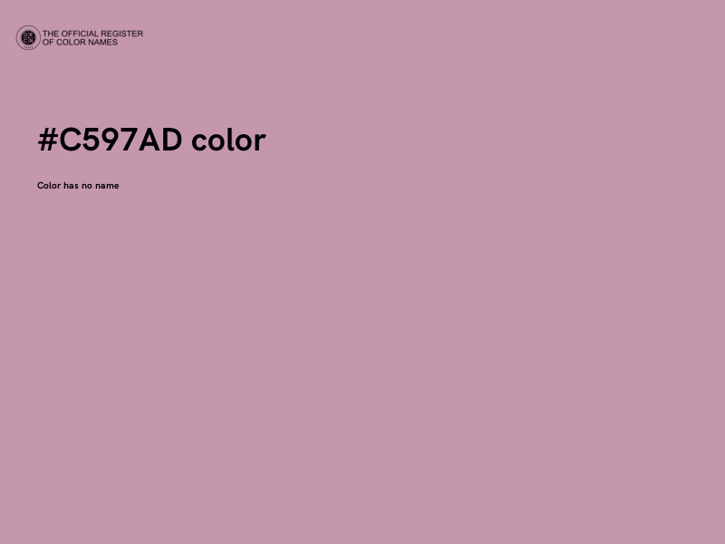 #C597AD color image
