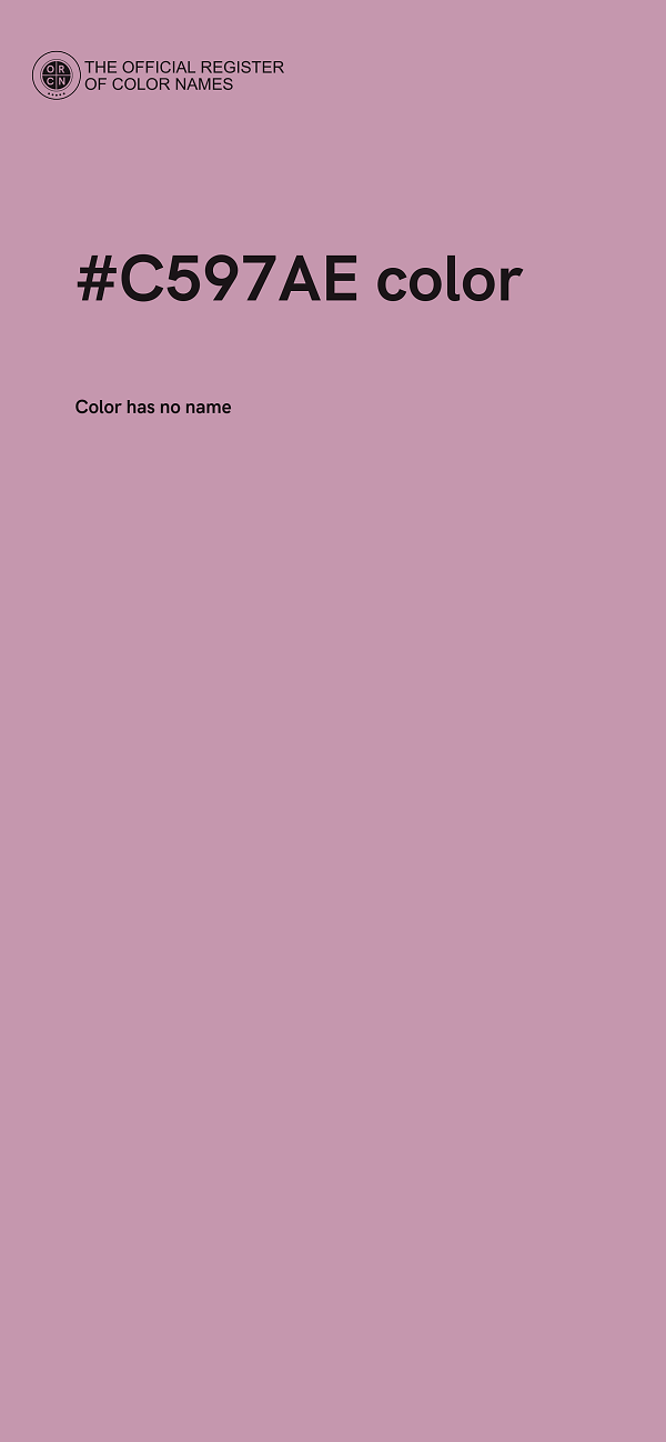 #C597AE color image