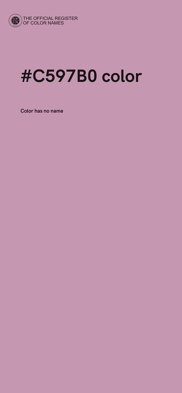 #C597B0 color image