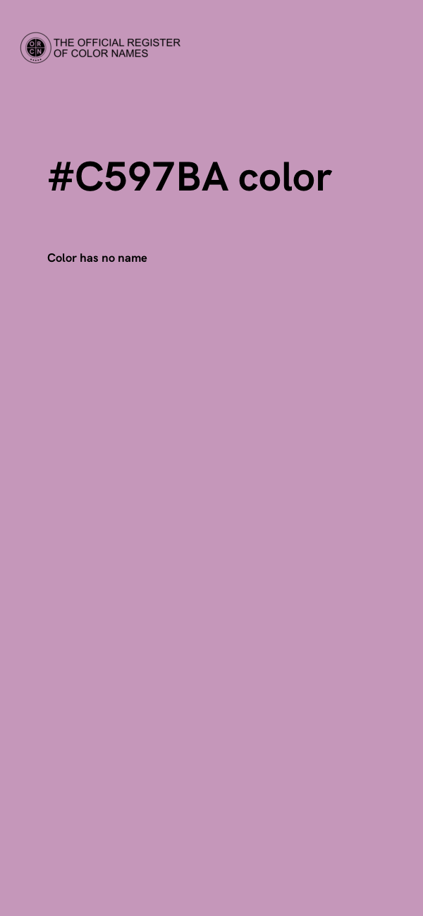 #C597BA color image