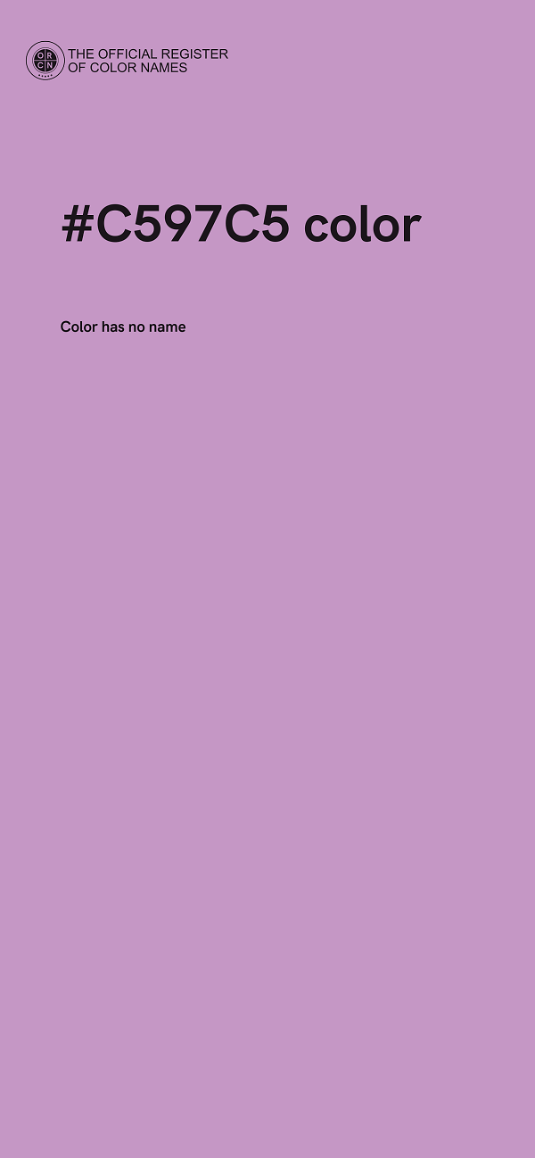 #C597C5 color image