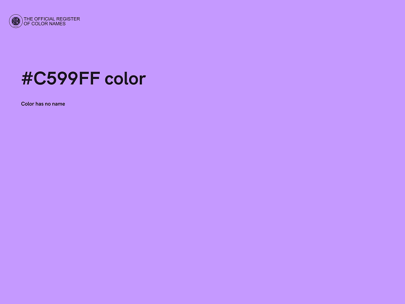 #C599FF color image