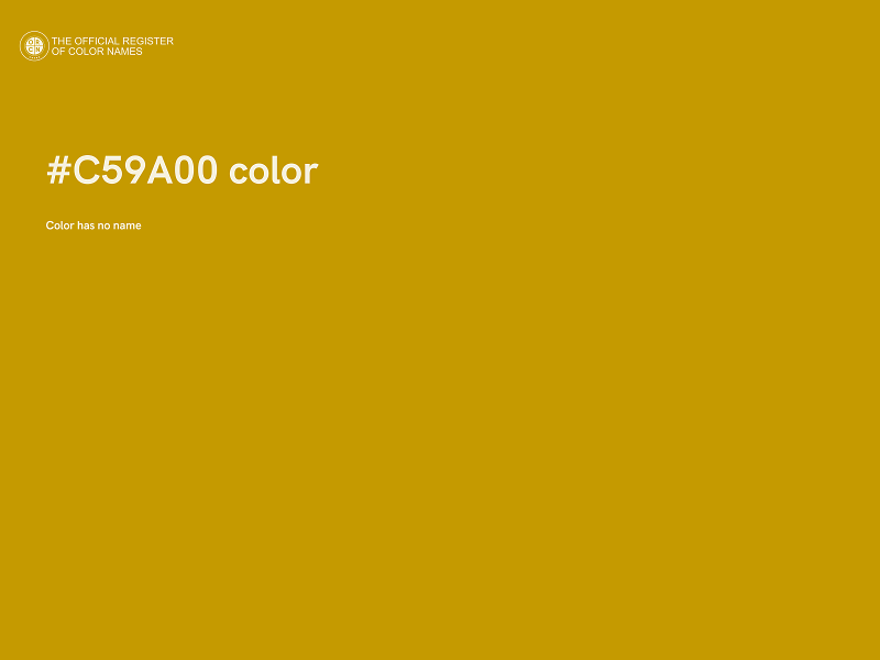 #C59A00 color image