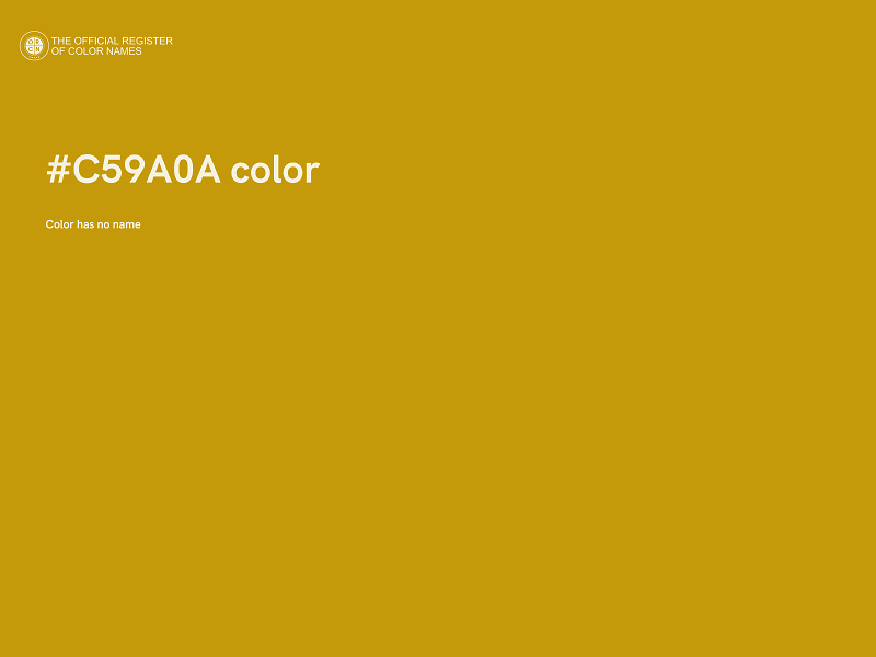 #C59A0A color image