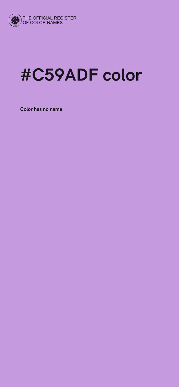 #C59ADF color image