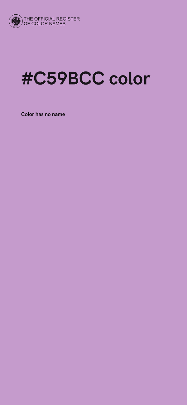 #C59BCC color image