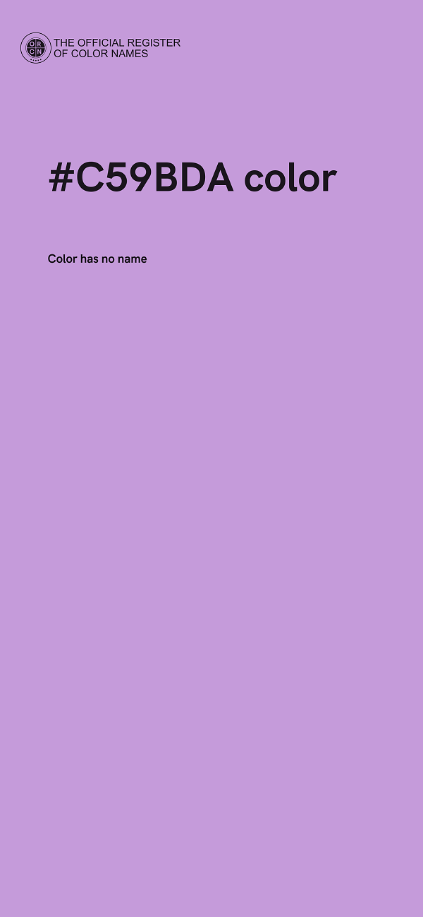 #C59BDA color image